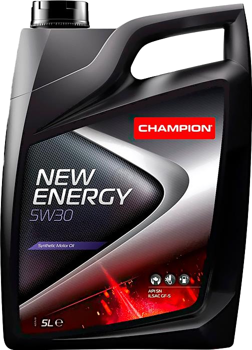 Моторное масло Champion New Energy 5W30, 5л (CHAMPION: 8200311)